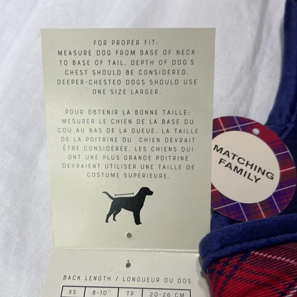Max Studio plaid dog coat - Picture 7 of 8